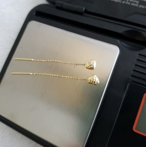SOLD 18K SOLID GOLD TICTAC EARRINGS